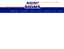 Tablet Screenshot of budsigns.com